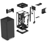 Case Fractal Design Mood Black FD-C-MOD1N-02 – Thiết Kế Đứng Tối Giản | Tối Ưu Không Gian